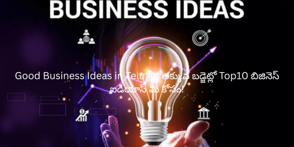 Good Business Ideas in Telugu! తక్కువ బడ్జెట్లో Top10 బిజినెస్ ఐడియాస్ మీ కోసం!